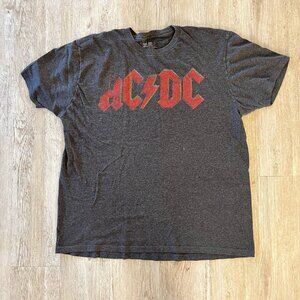 Unisex AC/DC Grey Short Sleeve Tshirt - XL